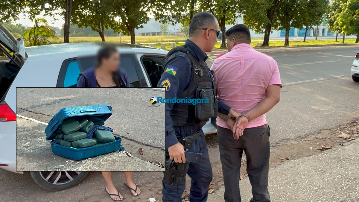 PM prende casal com grande quantidade de droga neste s&aacute;bado na capital