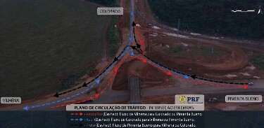 PRF anuncia mudan&ccedil;as no tr&acirc;nsito da BR-364 entre Vilhena e acessos a outras cidades
