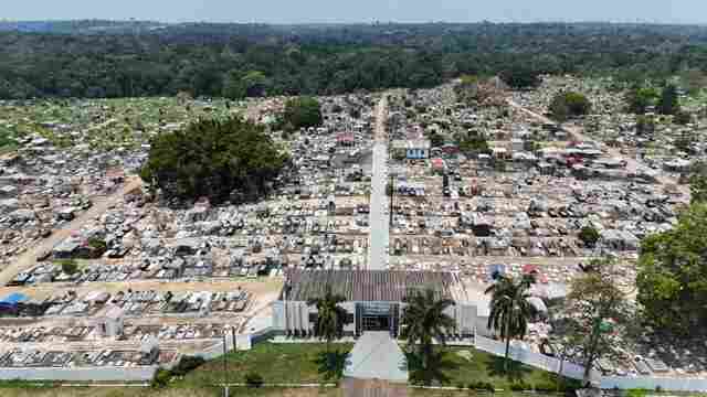 Equipes refor&ccedil;am limpeza no cemit&eacute;rio Santo Ant&ocirc;nio